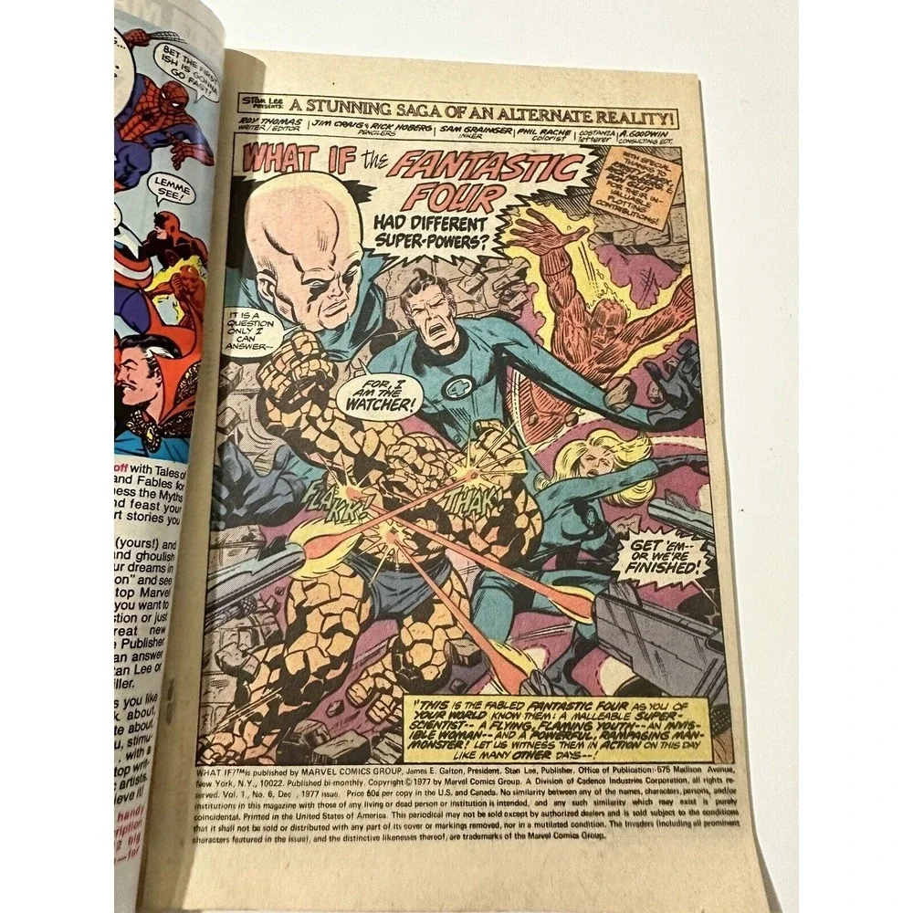 What If #6 Fantastic Four! Marvel 1977 Had Different Super-powers? - Picture 7 of 14